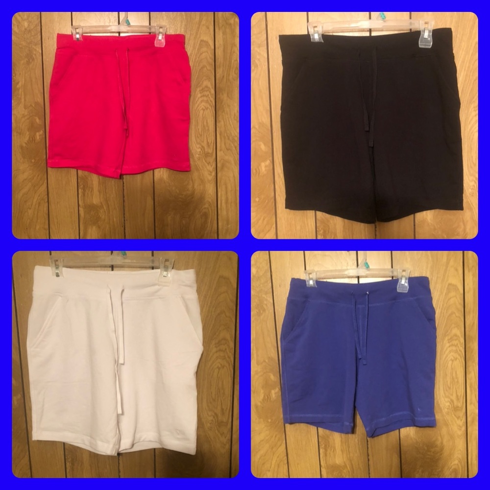 4 soft elastic shorts